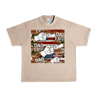 French Oak dad life fist bump seamless pattern Urban Heavy Tee - HRA Design Shop