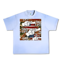Grape Ice dad life fist bump seamless pattern Urban Heavy Tee - HRA Design Shop