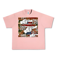 Salmon dad life fist bump seamless pattern Urban Heavy Tee - HRA Design Shop