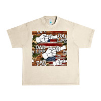 Sandshell dad life fist bump seamless pattern Urban Heavy Tee - HRA Design Shop