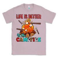 Lilac life is better by the campfire with marshmallows Classic Tee - AdoDesignShop