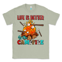 Matcha life is better by the campfire with marshmallows Classic Tee - AdoDesignShop
