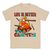 Mushroom life is better by the campfire with marshmallows Classic Tee - AdoDesignShop