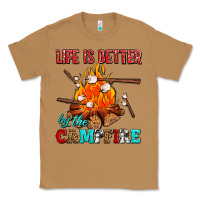 Toasted Coconut life is better by the campfire with marshmallows Classic Tee - AdoDesignShop