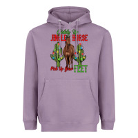 Lavender giddy up jingle horse pick up your feet Heavyweight Hoodie - MaliasSmallBusiness