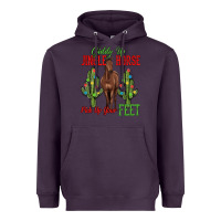 Plum giddy up jingle horse pick up your feet Heavyweight Hoodie - MaliasSmallBusiness