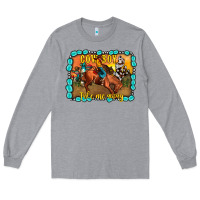 Heather Grey cowboy take me away Long Sleeve Tee - JahusDesignShop