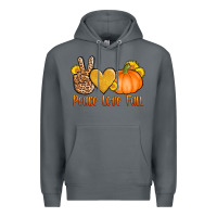 Rock peace love fall Premium Hoodie - AdoDesignShop
