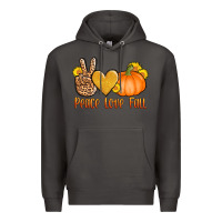Smoke peace love fall Premium Hoodie - AdoDesignShop