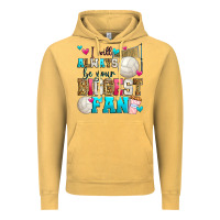 Vintage Mustard i will always be your biggest fan volleyball Vintage Hoodie - Zillion Design Studio