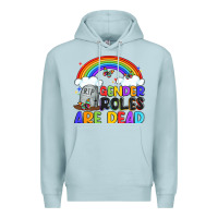 Blue Mist gender roles are dead Premium Hoodie - Artiststas