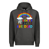 Charcoal Heather gender roles are dead Premium Hoodie - Artiststas