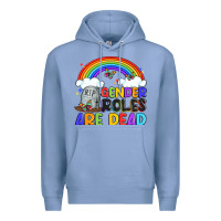 Colony Blue gender roles are dead Premium Hoodie - Artiststas