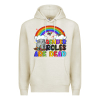 Oatmeal Heather gender roles are dead Premium Hoodie - Artiststas