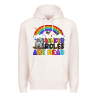 Pale Pink gender roles are dead Premium Hoodie - Artiststas