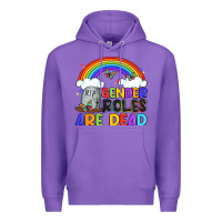 Purple gender roles are dead Premium Hoodie - Artiststas