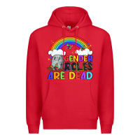 Red gender roles are dead Premium Hoodie - Artiststas