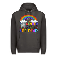 Smoke gender roles are dead Premium Hoodie - Artiststas