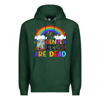 Sports Green gender roles are dead Premium Hoodie - Artiststas
