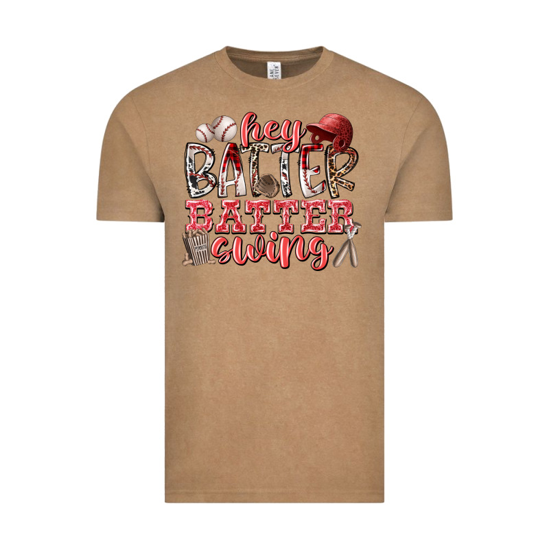 Hey Batter Batter Swing Vintage Tee by RacoonDesign | Teevron