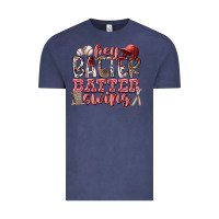 Vintage Denim hey batter batter swing Vintage Tee - RacoonDesign