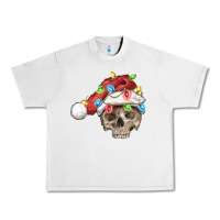 Lunar Rock Christmas skull with santa hat Urban Heavy Tee - FaDigitalArtStudio