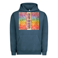 Pigment Midnight Navy Love is love Pride LGBTQ+ Urban Hoodie - NancyCooperArtShop