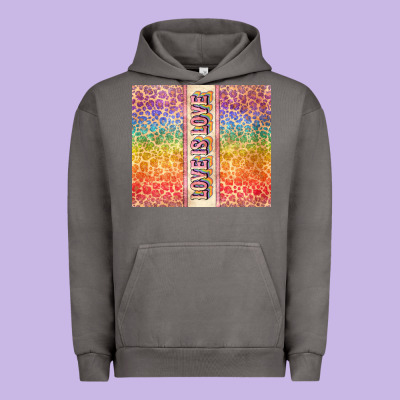 Love Is Love Pride Lgbtq+ Urban Hoodie Designed By Nancycooperartshop