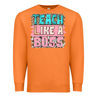 Carrot teach like a boss Premium Sweatshirt - NancyCooperArtShop