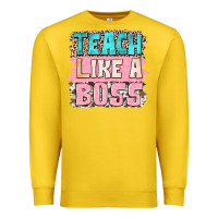 Lemon teach like a boss Premium Sweatshirt - NancyCooperArtShop