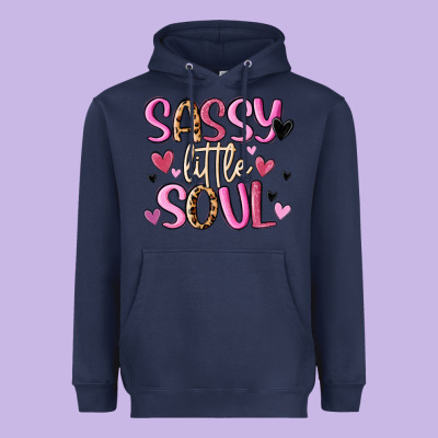 Sassy Little Soul Heavyweight Hoodie Designed By Maliassmallbusiness