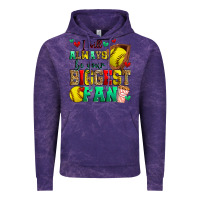 Cloud Purple i will always be your biggest fan softball Vintage Hoodie - Zillion Design Studio