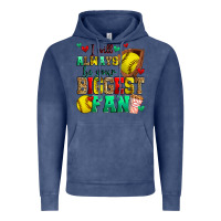 Vintage Denim i will always be your biggest fan softball Vintage Hoodie - Zillion Design Studio