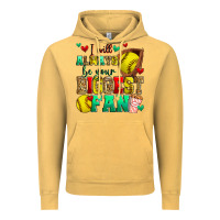 Vintage Mustard i will always be your biggest fan softball Vintage Hoodie - Zillion Design Studio