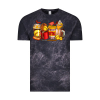 Cloud Black softball coffee cups Vintage Tee - AdoDesignShop