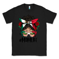 Black mexican mom life messy bun mama Classic Tee - BundleAndBundleShop
