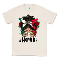 Natural mexican mom life messy bun mama Classic Tee - BundleAndBundleShop
