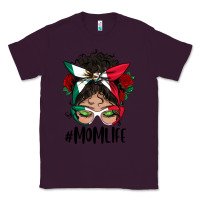 Plum mexican mom life messy bun mama Classic Tee - BundleAndBundleShop