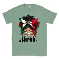 Sage mexican mom life messy bun mama Classic Tee - BundleAndBundleShop