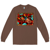 Chestnut Christmas rodeo cowboy Long Sleeve Tee - JahusDesignShop