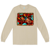 Mushroom Christmas rodeo cowboy Long Sleeve Tee - JahusDesignShop