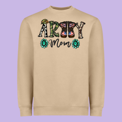 Army Mom Heavyweight Sweatshirt Designed By Sublimationcraftshop