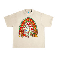 Sandshell Christmas Unicorn Rainbow Urban Heavy Tee - FaDigitalArtStudio