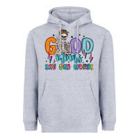 Heather Grey good moms say bad words Heavyweight Hoodie - MaliasSmallBusiness