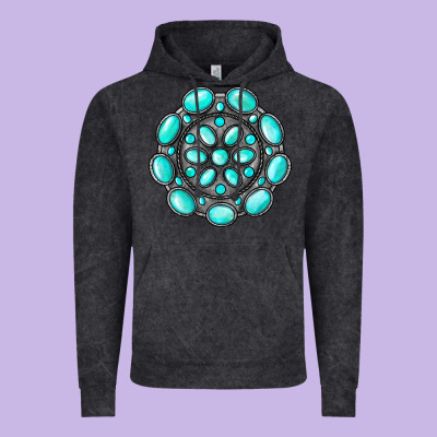 Gemstone Jewelry Vintage Hoodie Designed By Ranaportraitstore