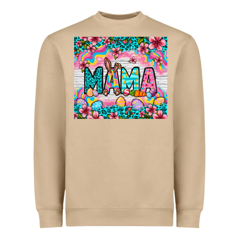 Easter Mama Leopard Tumbler Easter Day Heavyweight Sweatshirt by Neo Western | Teevron