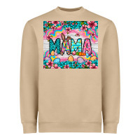 Mushroom Easter Mama Leopard tumbler Easter Day Heavyweight Sweatshirt - Neo Western