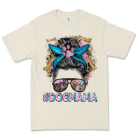 Bone dog mama messy bun Premium Tee - BarkalooDesign