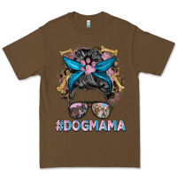 Cacao dog mama messy bun Premium Tee - BarkalooDesign