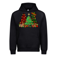 Black Mexican Christmas trees Urban Hoodie - NancyCooperArtShop